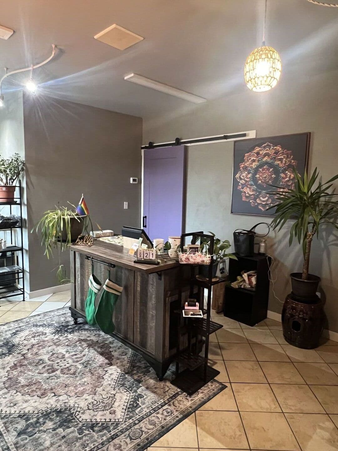Massage Studio — natural plaster project in Sedro Woolley, WA